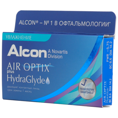 Air Optix Plus HydraGlyde 3 фото 2 Air Optix Plus HydraGlyde 3 фото 2