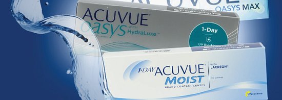 Скидки на контактные линзы ACUVUE