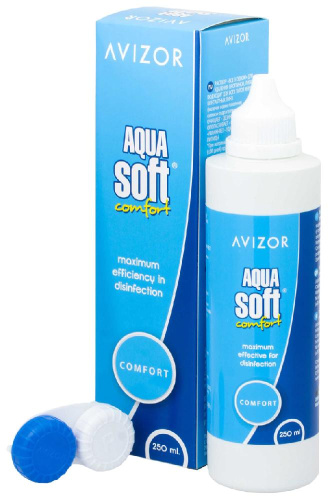 Раствор Avizor Aquasoft 250ml детальная фотография товара Раствор Avizor Aquasoft 250ml детальная фотография